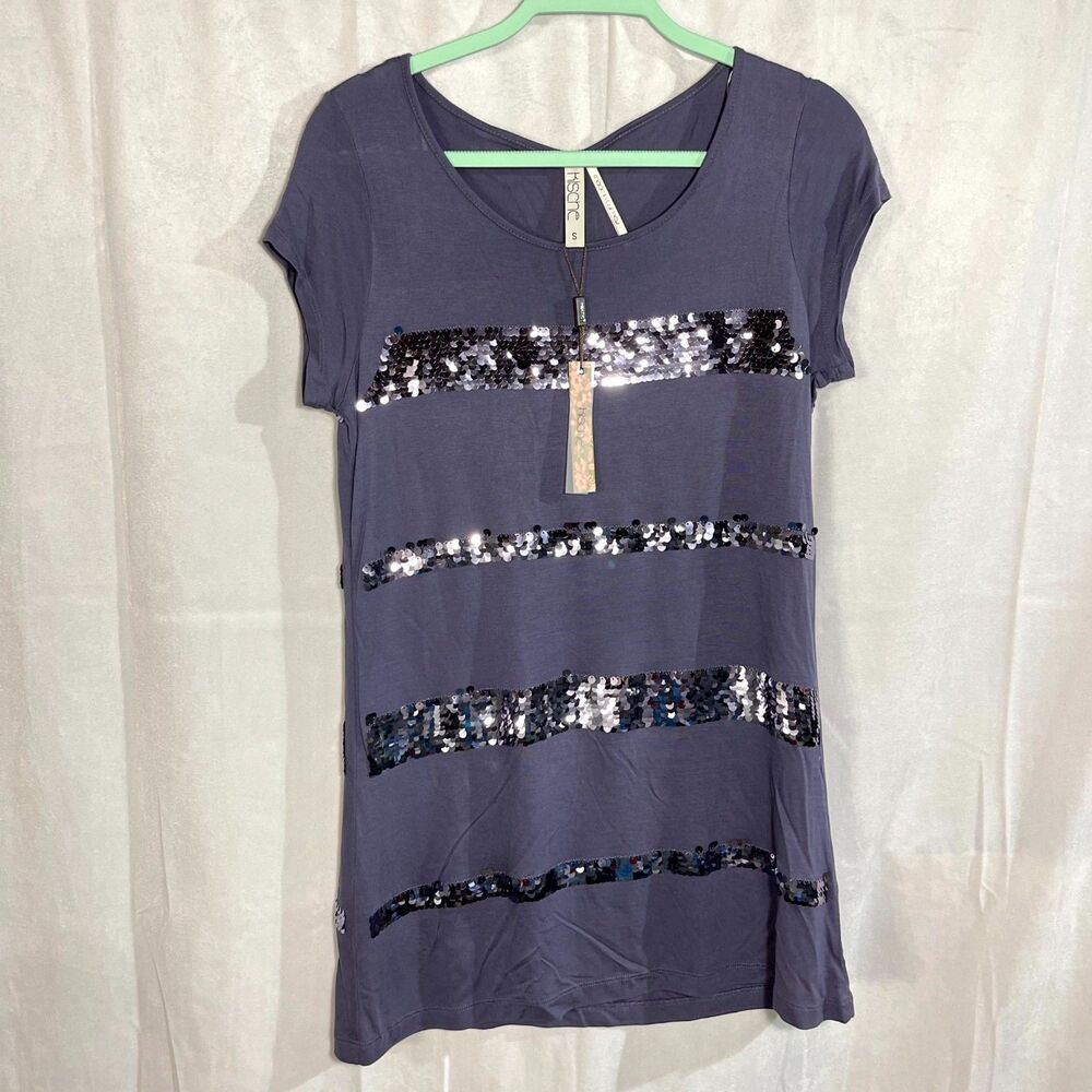 NWT Kische Sequen Dress Blue‎ Size S Womens NEW